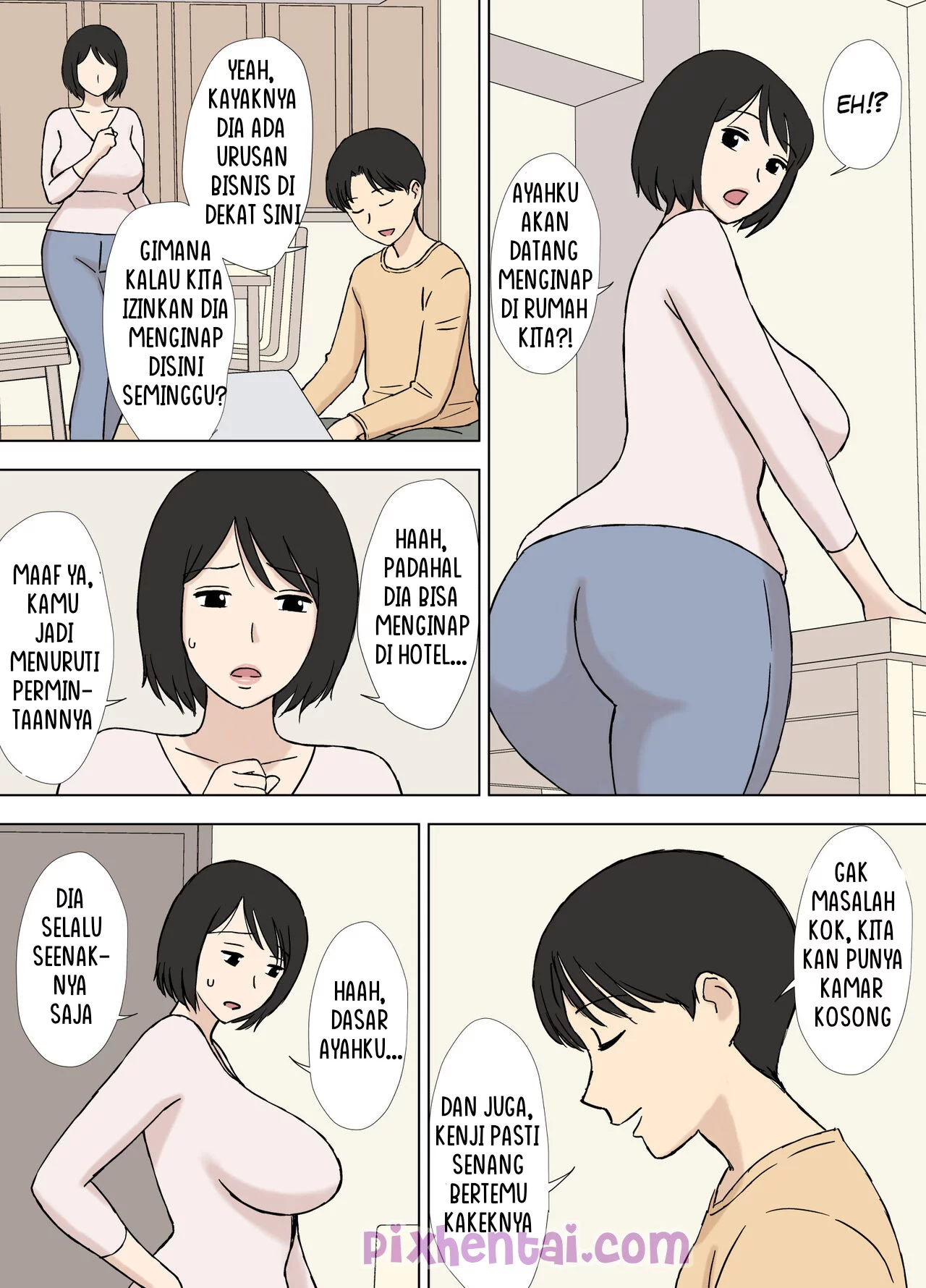 Komik hentai xxx manga sex bokep My Wife Still Bathes with Her Father Istriku dan Ayah Mertua Mandi Bareng 5